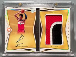 最高級/99 Booklet RPA 19 Panini Opulence RC Auto Patch Rui Hachimura 八村塁 直書 ルーキー サイン バスケ NBA ウィザーズ Wizards