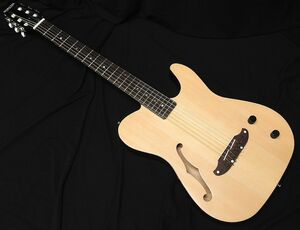 SCHECTER OL-FL-N-P SNTL ナイロン弦 シェクター 薄胴 エレガット Fホール エレアコ テレキャスターシェイプ サテン ナチュラル パッシブ