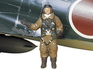 ◇即決あり◇1/48 タミヤ 日本海軍航空隊 戦闘機搭乗員 立姿/座姿フィギュア 2体セット