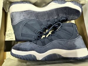 極美品 NIKE WMNS AIR JORDAN 11 RETRO MIDNIGHT NAVY 27.5センチ AR0715-441