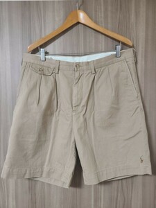 美品　BEAMS別注　polo　ralph　lauren　ショートパンツ　チノパン　裾ポニー