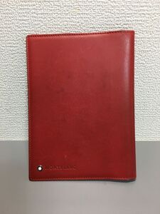 MONTBLANC モンブラン レザー 手帳カバー レッド