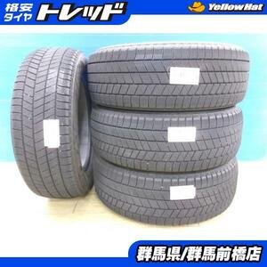 アルファード エクストレイル 中古 冬タイヤ 4本 ブリヂストン BLIZZAK VRX3 225/60R17 99Q XV フォレスター T31 スタッドレス 前橋