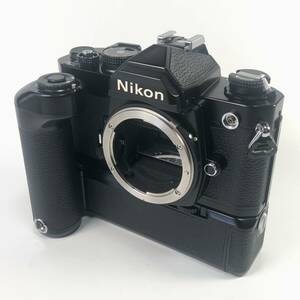 Nikon FM BODY + MD-11（日本光学/ニコン/一眼フィルムカメラ/ボディ＋モータードライブ/レトロ/JUNK）