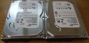 SEAGATE 3.5インチ HDD ST500DM002 500GB SAT 2個 セット 即決! 46_041