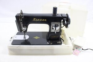 【ト静】 ★ RICCAR リッカーミシン株式会社 TRADE MARK ミシン ハンドクラフト 手工芸 通電のみ確認済み 中古現状品 GD016GCG92