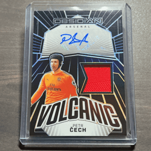 Petr Cech - Arsenal Auto /99 Volcanic Material Signatures 2023-24 Panini Obsidian Soccer Autograph 直筆サイン