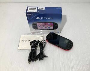 SONY PSVITA 本体 PCH-2000 ピンク/ブラック 箱付き 動作良好 ver3.73 PlayStation Vita プレイステーション・ヴィータ Wi-Fiモデル ソニー