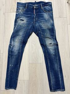 美品★格安★ Dsquared2TIDY BIKER JEAN タイディー バイカー ジーンズS74LB0970 S30663★サイズ48