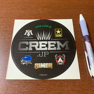 CREEM.JP ステッカー　SIMON