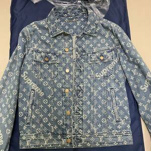 国内正規品 Louis Vuitton Supreme ルイヴィトン シュプリーム Denim jacket デニムジャケット46