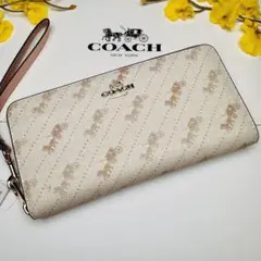 新商品人気Coachレディース長財布ブランドホワイト