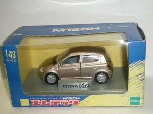 ☆1/43 M-TECH TOYOTA Vitz ベールローズ メタリックオパール