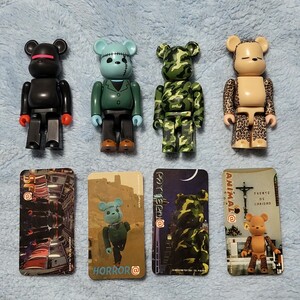 series2 Animal Pattern Horror SF BE@RBRICK 100% MEDICOMTOY シリーズ2 アニマル パターン ホラー ベアブリック メディコムトイ