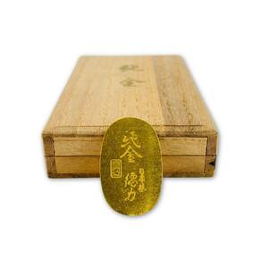 〇中古品〇徳力製純金小判 約7.4ｇ専用木箱付き