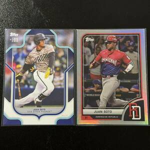 【セット】2023 Topps WBC Topps x Julio Rodrguez Juan Soto Base ベースカード Padres Yankees Nationals