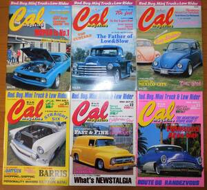 ■Cal■キャル■Vol. 28～33■1994年■6冊セット■low rider■truckin■hot rod■VW■FORD■CHEVY■DODGE■