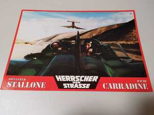 「デス・レース2000」ドイツ版ロビーカード　6枚セット　デヴィッド・キャラダイン　シルベスター・スタローン　ロジャー・コーマン