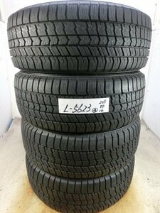 L-5623 溝あり 中古スタッドレス グッドイヤー ICE NAVI 8 205/55R16 91Q (4本)