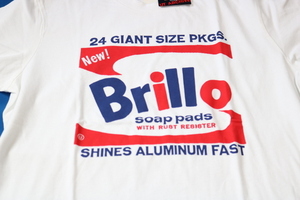 アンディ・ウォーホル　Brillo　Tシャツ　白　メンズ　L　Andrew Warhol　UNIQLO　ユニクロ　UT　新品 未使用