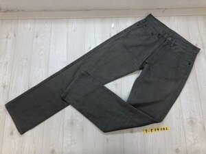 BEAMS 211 ビームス メンズ ストレート カラーパンツ W28 グレー