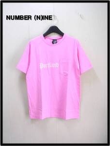 2 未使用 【NUMBER (N)INE RAGLAN T-SHIRTS PORTLAND PINK ナンバーナイン ポートランドTシャツ ピンク レア】