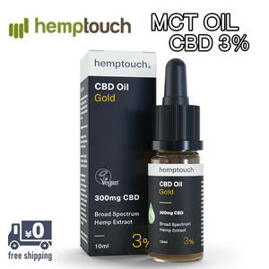 CBDオイル ゴールド 300mg 3% 10ml ヘンプタッチ hemptouch MCTオイル