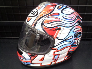 ■Arai(アライ) RX-7RR5 HAGA3 RX-7RRⅤ 芳賀 ハガ フルフェイス Mサイズ 2011年製造■