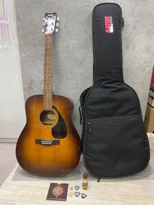 【9510685a】 保管品 YAMAHA ヤマハ F310 TBS アコースティックギター アコギ 弦楽器 ケース付属品付