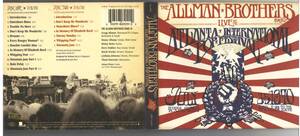 CD－２枚組 紙ジャケ THE ALLMAN BROTHERS BAND LIVE ATLANTA INTERNATIONAL POP FESTIVAL