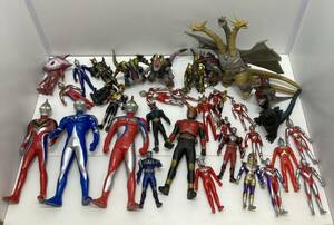 【ジャンク】中古 特撮ソフビ まとめ ウルトラマン ウルトラ怪獣 仮面ライダー 傷みよごれ有 1円～