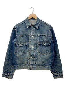 Levi’s◆VT/50s/XX/507/2nd/革パッチ期/Gジャン/-/デニム/IDG/ヤケ有//