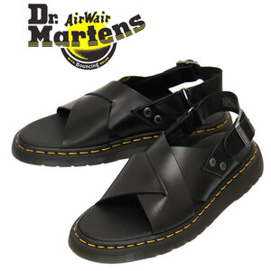 Dr.Martens (ドクターマーチン) 30765001 ZANE クロスストラップ レザーサンダル BLACK UK5-約24.0cm