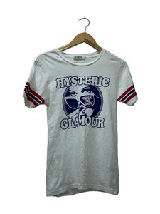 HYSTERIC GLAMOUR◆Tシャツ/S/コットン/WHT/無地/0212CT10