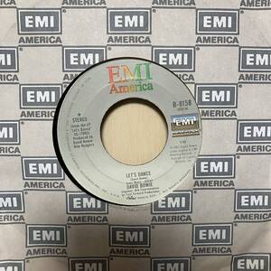 【7inch】DAVID BOWIE / LET