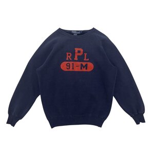 中古 ポロバイラルフローレン Ralph Lauren スウェット クリーニング済み 90s ナイガイ RPL91-M メンズM