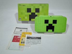 【動作確認済・ジャンク】 Nintendo 任天堂 MINECRAFT Newニンテンドー2DS LL マインクラフト クリーパーエディション [11-1] No.5669