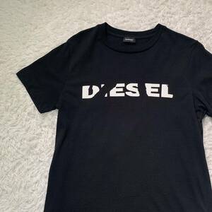 【未使用級・S〜M】ディーゼル diesel 半袖　ブラック　Tシャツ メンズ レディース ユニセックス 夏　シンプル ブランド ロゴ プリント 