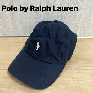 Polo by Ralph Lauren 90S 帽子　CAP ポロ ラルフローレン キャップ帽子 ポニー ワンポイント 刺繍ロゴ　ネイビー　紺色　ヴィンテージ