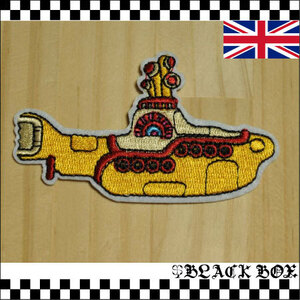 英国 インポート ワッペン パッチ The Beatles ビートルズ イエローサブマリン Yellow Submarine イギリス UK GB ENGLAND 379