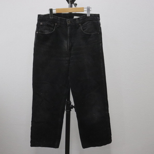 a866 2000年代製 Levis リーバイス ブラックデニムパンツ■00s 表記33インチ 黒 516 リメイク アメカジ ストリート 古着 古着卸 希少 激安