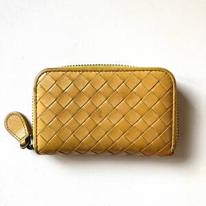 ボッテガヴェネタ　BOTTEGA VENETA コインケース　イエロー