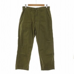 ガンホー GUNG HO FATIGUE TROUSER ワークパンツ ペインター ストレート M カーキ 22030210001820 /NQ レディース