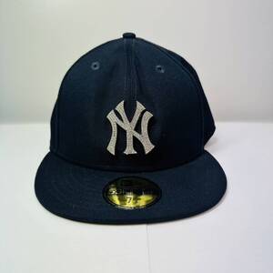 JG14【１円～】ニューエラ　キャップ　59FIFTY　7 7/8　62.5cm　ヤンキース　美品