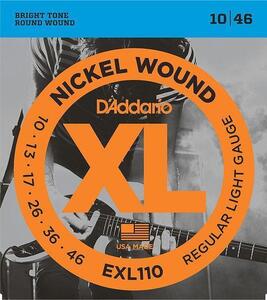 即決◆新品◆送料無料D’Addario EXL110×10(Regular Light [10-4/メール便