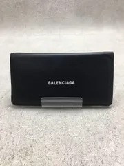 BALENCIAGA 長財布 レザー ブラック メンズ 594692・1090・U・584046