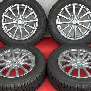 20年式。70%溝有。ZACK JP-112 14インチ×5.5J +50 100/4穴YOKOHAMA175/70R14スタッドレス4本。 アクア ヤリス ヴィッツ フィットキューブ