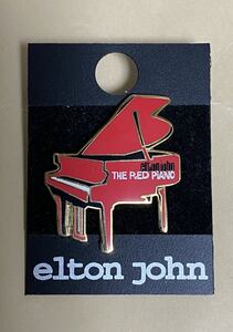 エルトン・ジョン　レッドピアノ　ピンバッジ　Elton John The Red Piano