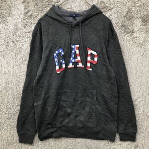 GAP ギャップ スウェット パーカー プルオーバー サイズS ブラック 黒 メンズ トップス 最落なし （C6）