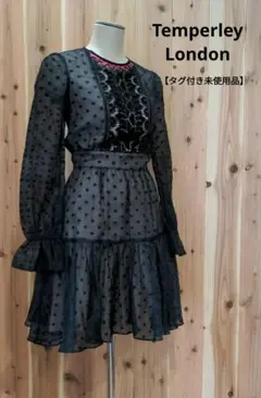 Temperley London 【タグ付き未使用品】 シアードット ミニワンピ